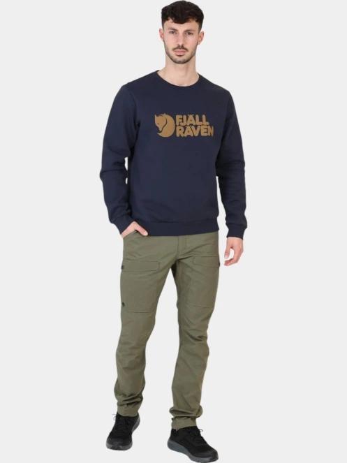 pulover pt. barbati Fjallraven Fjällräven Logo Sweater M albastru inchis 6