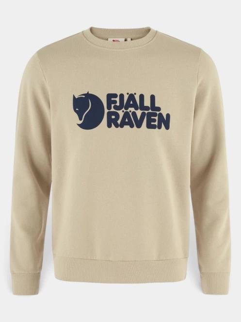 pulover pt. barbati Fjallraven Fjällräven Logo Sweater M nisip 2
