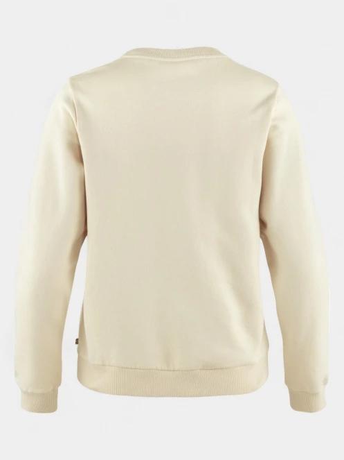 pulover pt. femei Fjallraven Fjällräven Logo Sweater W nisip 3