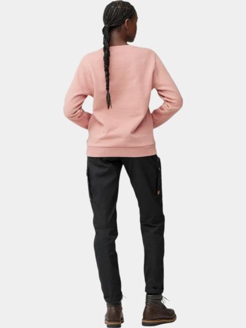 pulover pt. femei Fjallraven Fjällräven Logo Sweater W roz 3