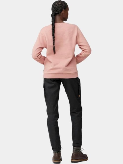 pulover pt. femei Fjallraven Fjällräven Logo Sweater W roz 3