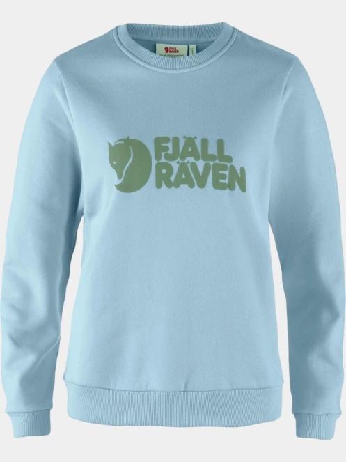 pulover pt. femei Fjallraven Fjällräven Logo Sweater W albastru deschis 2