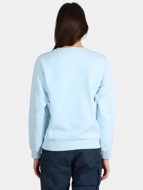 pulover pt. femei Fjallraven Fjällräven Logo Sweater W albastru deschis 4