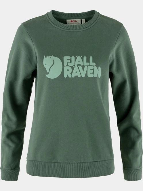 pulover pt. femei Fjallraven Fjällräven Logo Sweater W verde 2