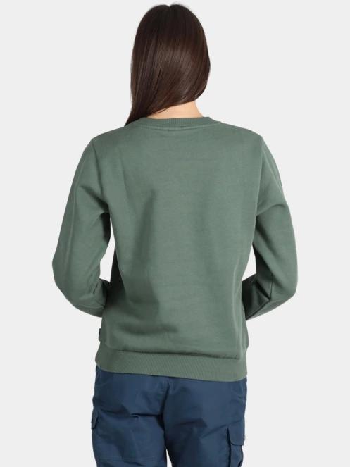 pulover pt. femei Fjallraven Fjällräven Logo Sweater W verde 4