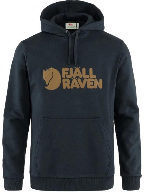 pulover cu gluga pt. barbati Fjallraven Fjällräven Logo Hoodie M albastru inchis 6