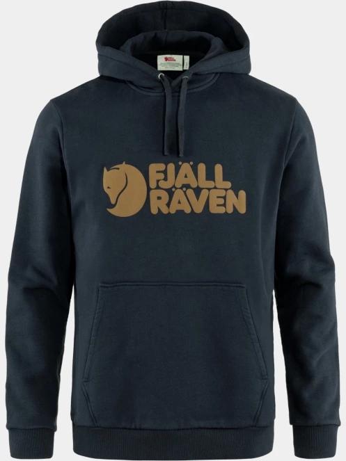 pulover cu gluga pt. barbati Fjallraven Fjällräven Logo Hoodie M albastru inchis 7