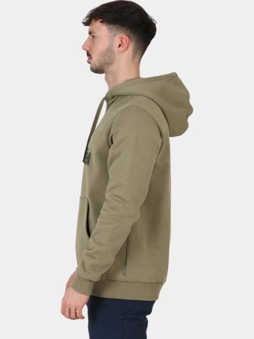 pulover cu gluga pt. barbati Fjallraven Fjällräven Logo Hoodie M oliv 3