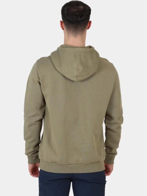 pulover cu gluga pt. barbati Fjallraven Fjällräven Logo Hoodie M oliv 4