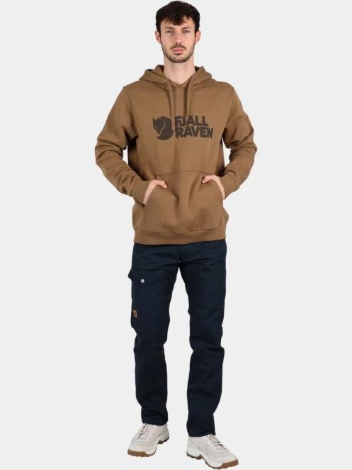 pulover cu gluga pt. barbati Fjallraven Fjällräven Logo Hoodie M maro 5