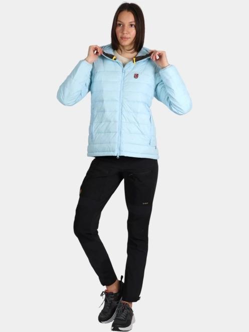 jacheta de puf pt. femei Fjallraven Expedition Pack Down Hoodie W albastru deschis 5
