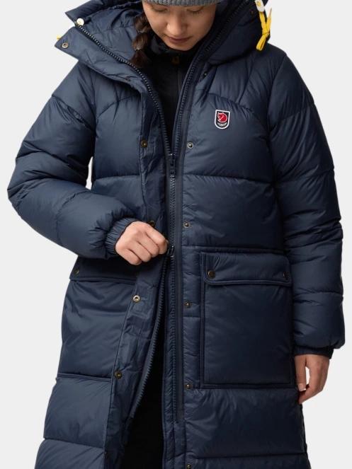 jacheta de puf pt. femei Fjallraven Expedition Long Down Parka W albastru inchis 7