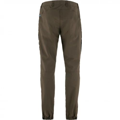pantaloni de drumetie pt. barbati Fjallraven Keb Agile Trousers M oliv 3