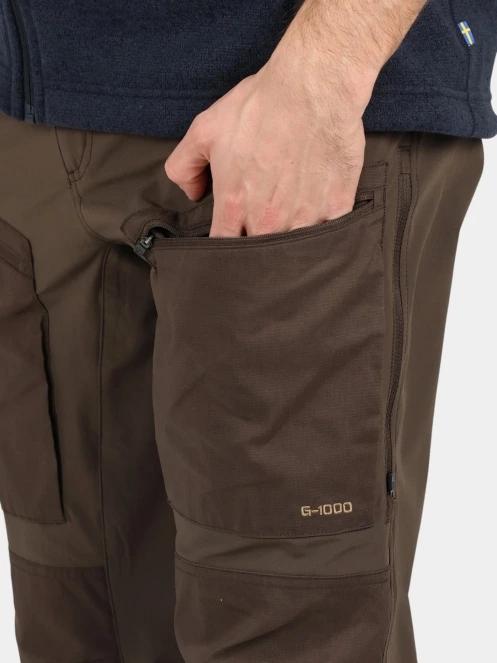 pantaloni de drumetie pt. barbati Fjallraven Keb Agile Trousers M oliv 7