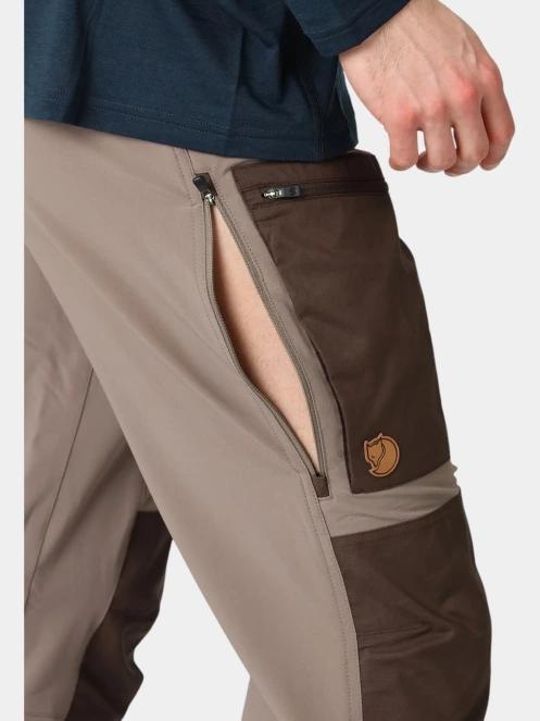 pantaloni de drumetie pt. barbati Fjallraven Keb Agile Trousers M maro 6