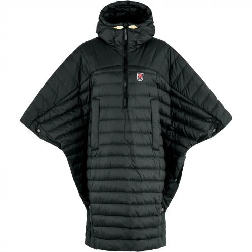 poncho pt. femei Fjallraven Expedition Down Poncho negru 2