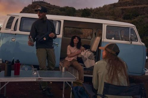 pantaloni de drumetie pt. barbati Fjallraven Vardag Trousers M oliv 11