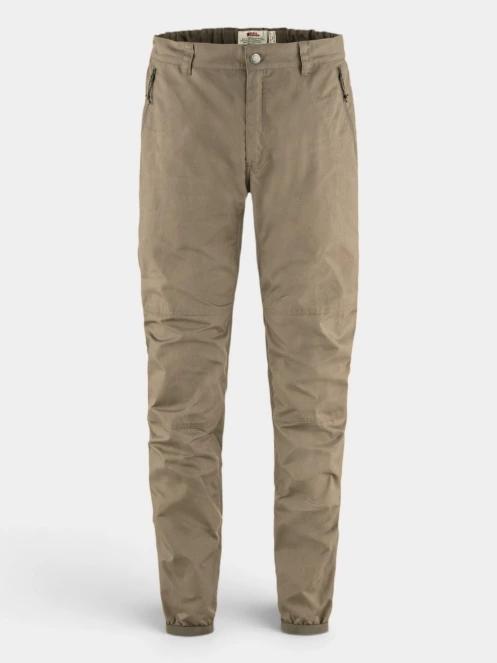 pantaloni de drumetie pt. barbati Fjallraven Vardag Trousers M oliv 6