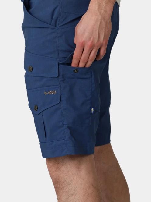 pantaloni scurti cu buzunare laterale, pentru drumetii pt. barbati Fjallraven Vidda Pro Lite Shorts M albastru 5