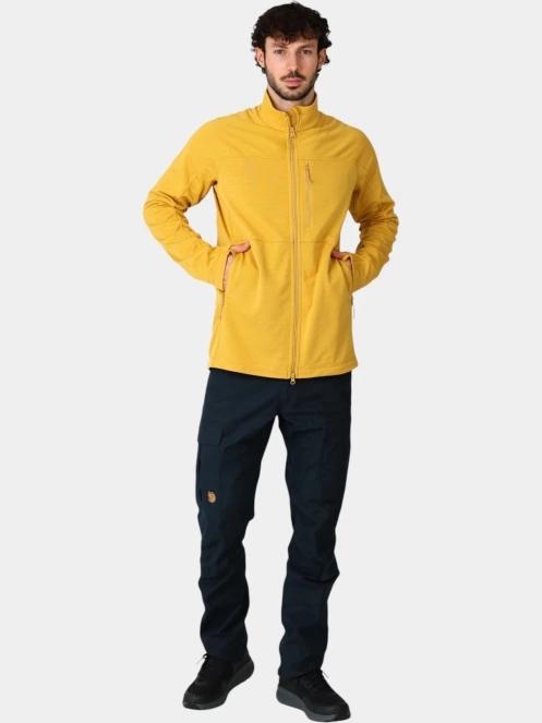 pulover polar pt. barbati Fjallraven Abisko Lite Fleece Jacket M galben 5