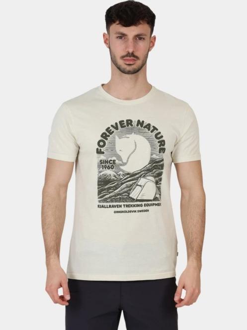 tricou cu maneci scurte pt. barbati Fjallraven Fjällräven Equipment T-shirt M alb 2