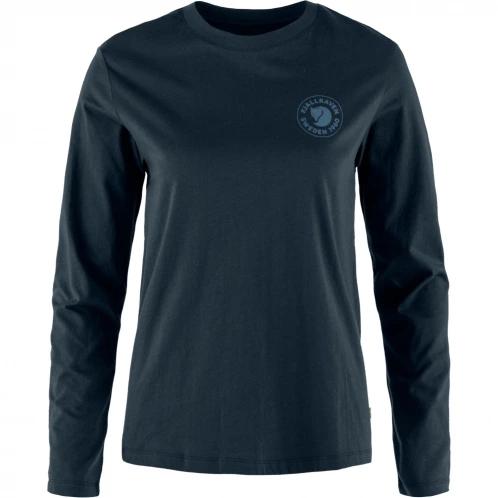 tricou cu maneci lungi pt. femei Fjallraven 1960 Logo T-shirt LS W albastru inchis 2