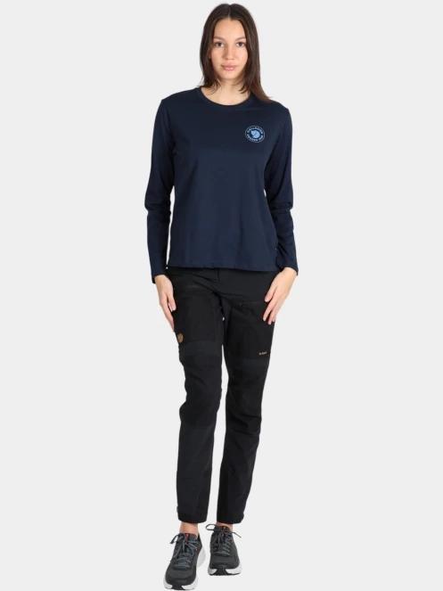 tricou cu maneci lungi pt. femei Fjallraven 1960 Logo T-shirt LS W albastru inchis 5