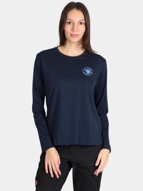 tricou cu maneci lungi pt. femei Fjallraven 1960 Logo T-shirt LS W albastru inchis 2