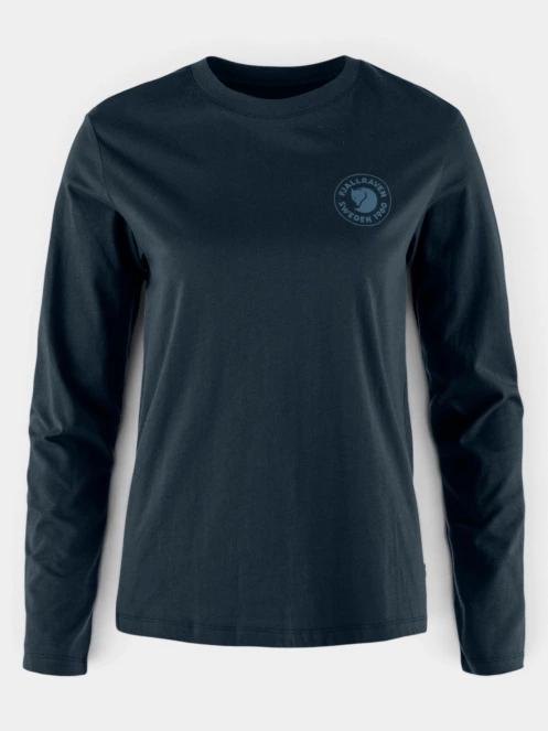 tricou cu maneci lungi pt. femei Fjallraven 1960 Logo T-shirt LS W albastru inchis 6