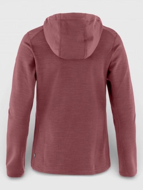 pulover polar pt. barbati Fjallraven Keb Fleece Hoodie W bordo 3