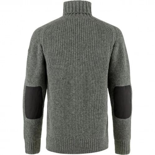 pulover tricotat pt. barbati Fjallraven Övik Roller Neck Sweater M gri 3