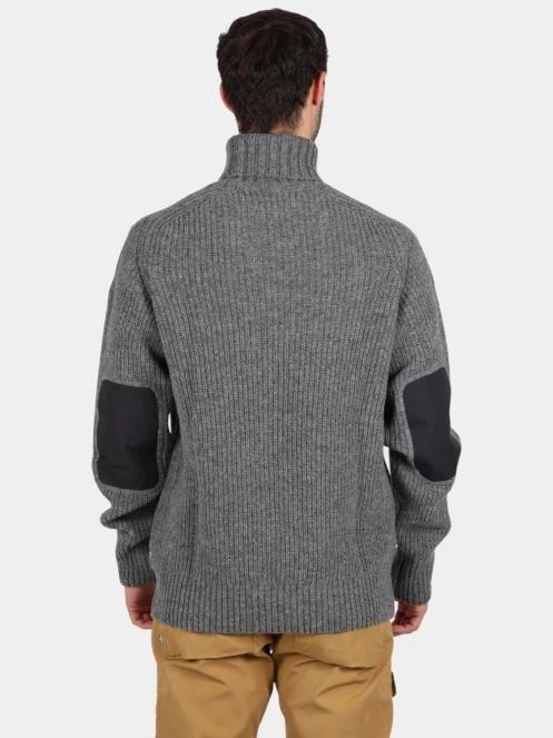 pulover tricotat pt. barbati Fjallraven Övik Roller Neck Sweater M gri 4