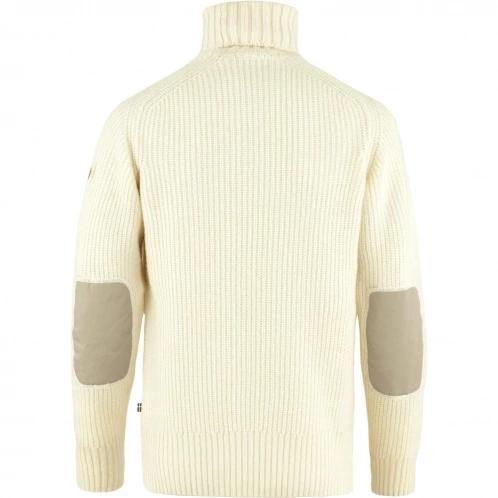 pulover tricotat pt. barbati Fjallraven Övik Roller Neck Sweater M nisip 7