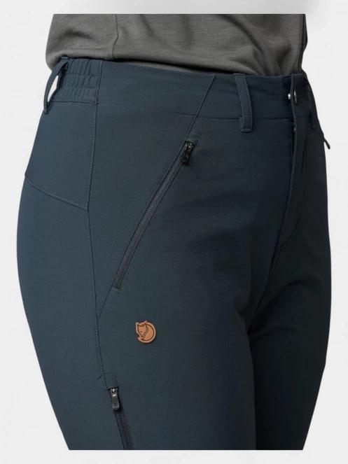pantaloni de drumetie pt. femei Fjallraven Abisko Trail Stretch Trousers W albastru inchis 3