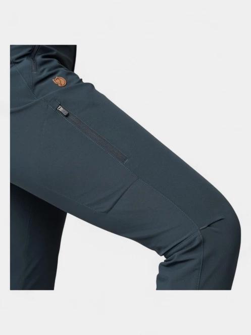 pantaloni de drumetie pt. femei Fjallraven Abisko Trail Stretch Trousers W albastru inchis 5