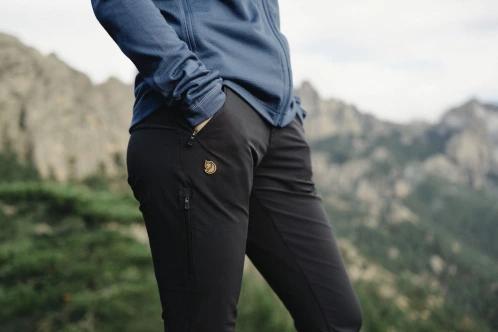 pantaloni de drumetie pt. femei Fjallraven Abisko Trail Stretch Trousers W albastru inchis 5