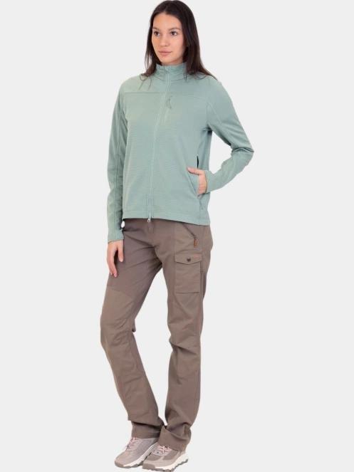pulover polar pt. femei Fjallraven Abisko Lite Fleece Jacket W verde 5