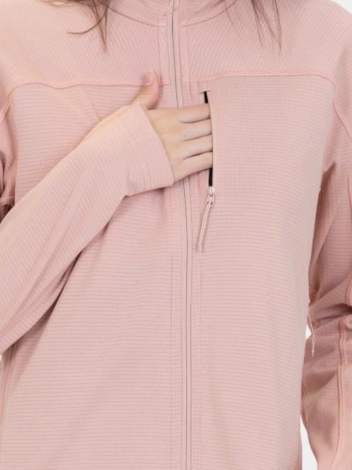 pulover polar pt. femei Fjallraven Abisko Lite Fleece Jacket W roz 6