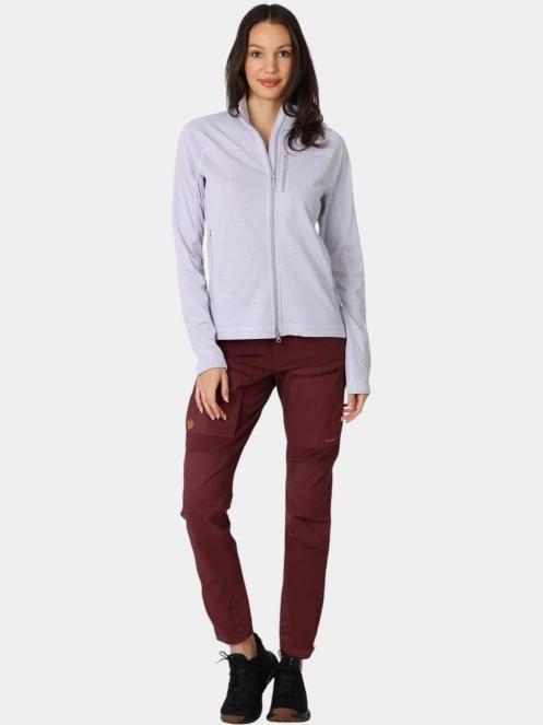 pulover polar pt. femei Fjallraven Abisko Lite Fleece Jacket W violet 5