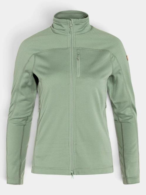 pulover polar pt. femei Fjallraven Abisko Lite Fleece Jacket W verde 6