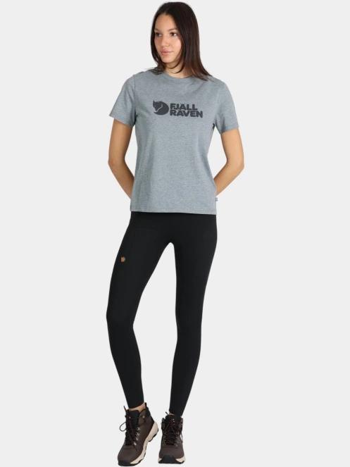 tricou cu maneci scurte pt. femei Fjallraven Fjällräven Logo Tee W gri 5