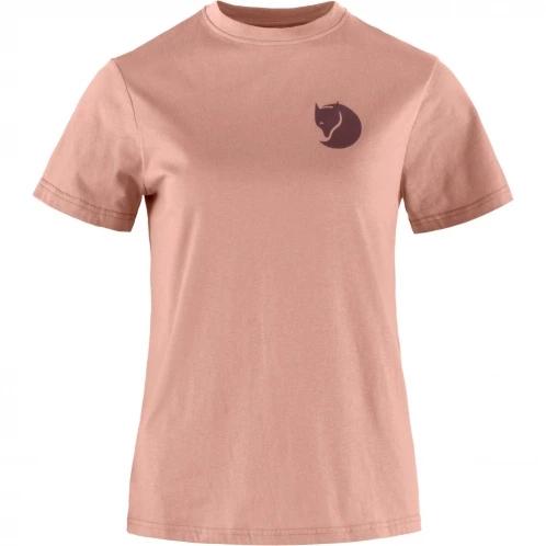 tricou cu maneci scurte pt. femei Fjallraven Fox Boxy Logo Tee W roz 2