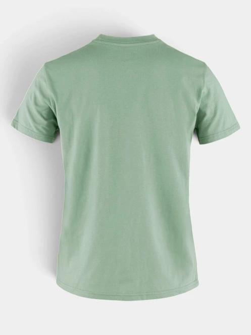 tricou cu maneci scurte pt. femei Fjallraven Fox Boxy Logo Tee W verde deschis 3