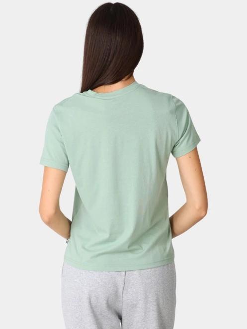 tricou cu maneci scurte pt. femei Fjallraven Fox Boxy Logo Tee W verde deschis 4