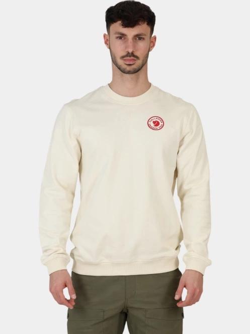 pulover pt. barbati Fjallraven 1960 Logo Badge Sweater M alb 2