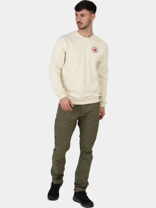 pulover pt. barbati Fjallraven 1960 Logo Badge Sweater M alb 6