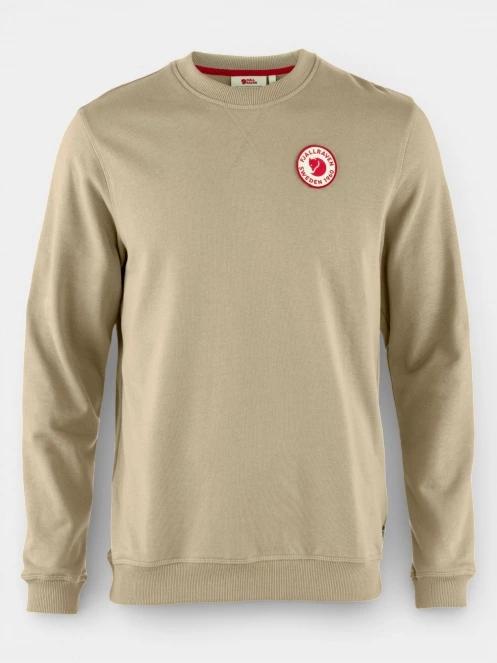 pulover pt. barbati Fjallraven 1960 Logo Badge Sweater M nisip 2
