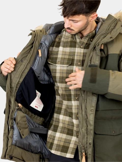 jacheta de puf pt. barbati Fjallraven Polar Expedition Parka M verde 7