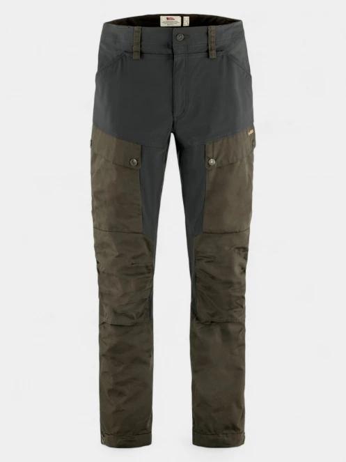 pantaloni de drumetie pt. barbati Fjallraven Keb Trousers M oliv 2