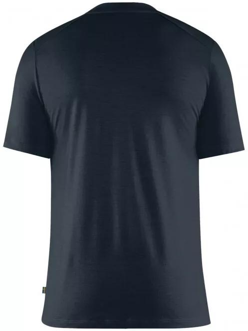 tricou pentru sport, cu maneci scurte pt. barbati Fjallraven Abisko Wool SS M albastru inchis 3